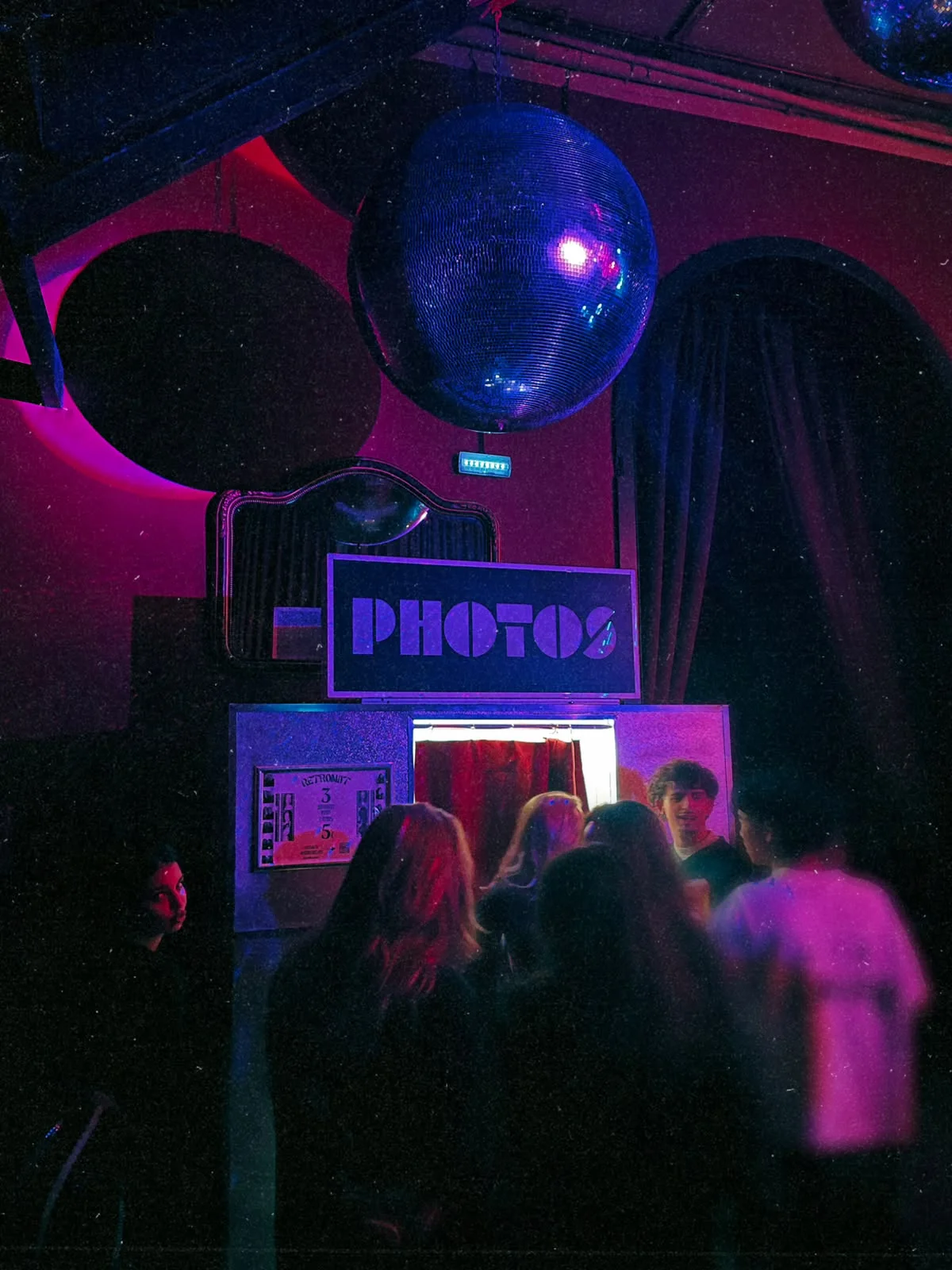 Retromat at a nightlife event
